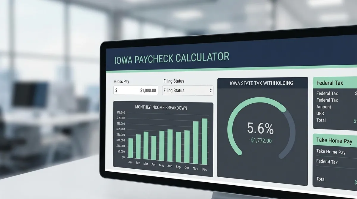 Iowa Paycheck Calculator