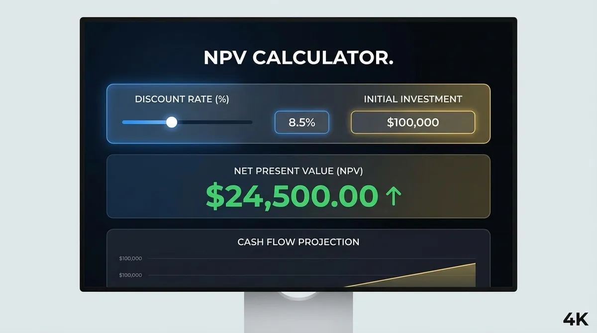 NPV Calculator Interface