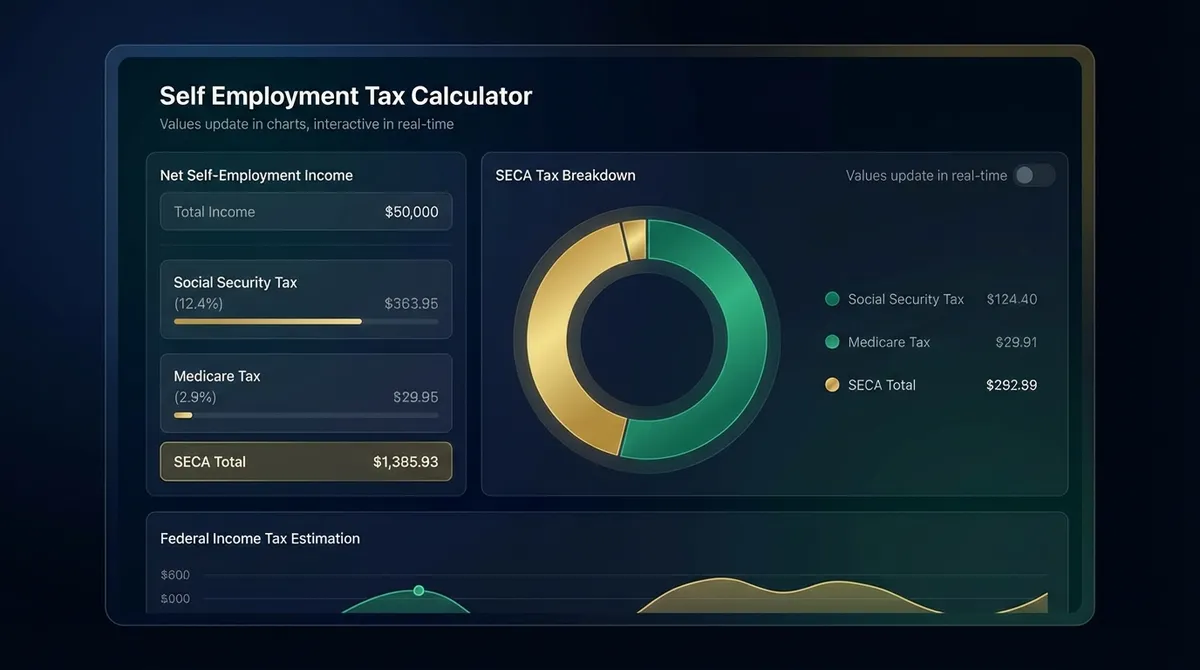Self-Employment Tax Calculator: Estimate Your 1099 Taxes (2025)